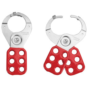 LOCKOUT HASP STEEL 1.5IN LOCKING TABS - Latex, Supported
